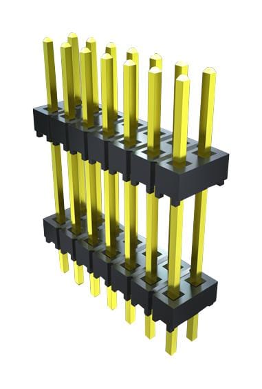 SAMTEC Stacking ZW-07-20-G-D-338-396 . STACKING CONN, HEADER, 14POS, 2.54MM SAMTEC 3514921 ZW-07-20-G-D-338-396 .