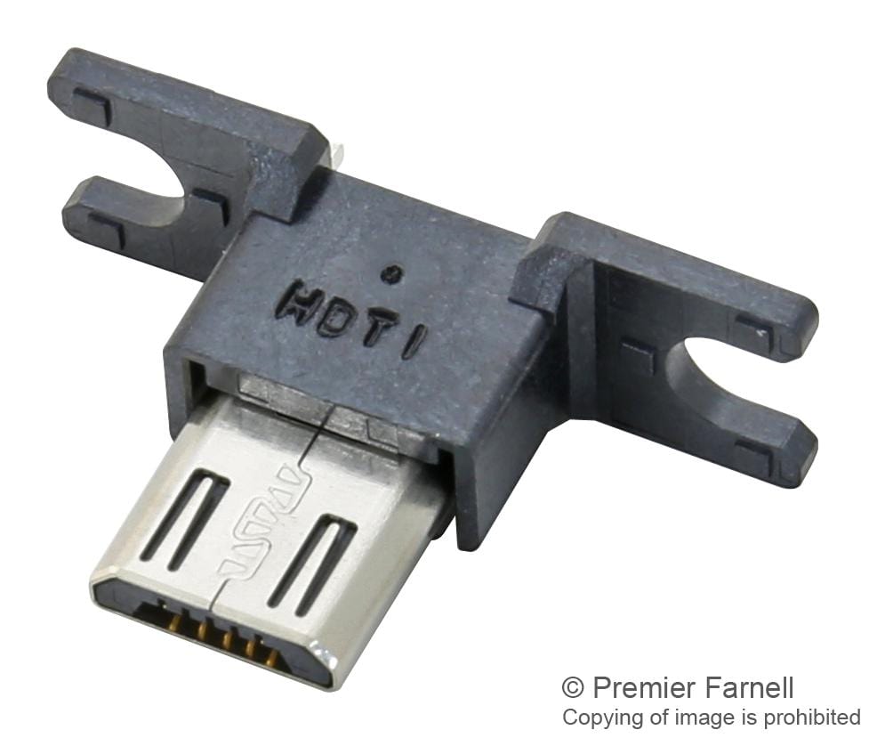 HIROSE(HRS) USB Connectors ZX80-B-5S(30) MICRO USB, 2.0 TYPE B, PLUG, SMT/THT HIROSE(HRS) 2554966 ZX80-B-5S(30)
